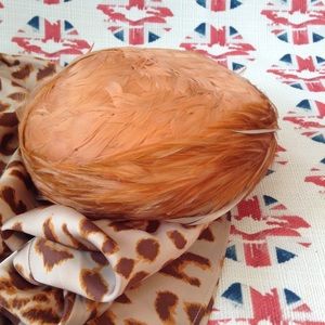 Vintage Feather Pillbox Lucila Mendez of NY Hat